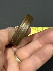 Brass Compass, Possibly Boy Scout, 1 3/4″ With Attachment For Chain, No Cover