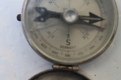 Vintage PIC Brass Compass – With Lock and Direction Arrow – Made in Germany