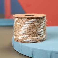 Jute Rope Twine Burlap Rope Natural Jute Material Woven Tape Style DIY Projects