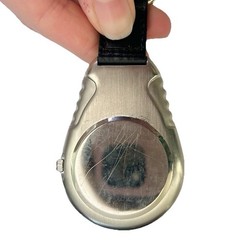 Summit Clip-On Clock Pocket Watch Carabiner Compass Outdoors Camping Hiking Belt