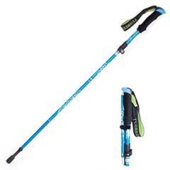 Ultralight Aluminum Alloy 5Sections Walking Poles Adjustable Trekking Poles Tele