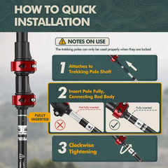 GPTCAMP Walking Sticks,Trekking Poles Collapsible Hiking Poles,Lightweight Foldi