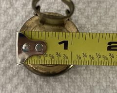 Germany Brass Pin On Belt Field Compass c.1939-1945 Working Hunting Backpacking