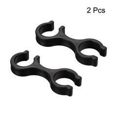 2Pcs Trekking Pole Clips Walk Stick Accessories Double Rod Buckle Connector