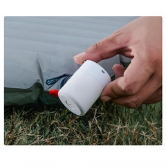 Air Mattress Pump with Dual Action Inflation Deflation Plus Built in LED Light