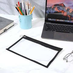 30 Pack Clear Zipper Pouches, PVC Waterproof Envelopes Folder Makeup Bags