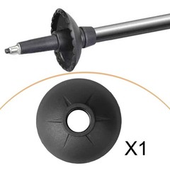 Walking Pole Mud Basket Protector 12mm Hole Round Essential Walking Rod