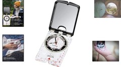 Compact and Durable MC-2 Mirrored Compass – Precision Navigation Tool