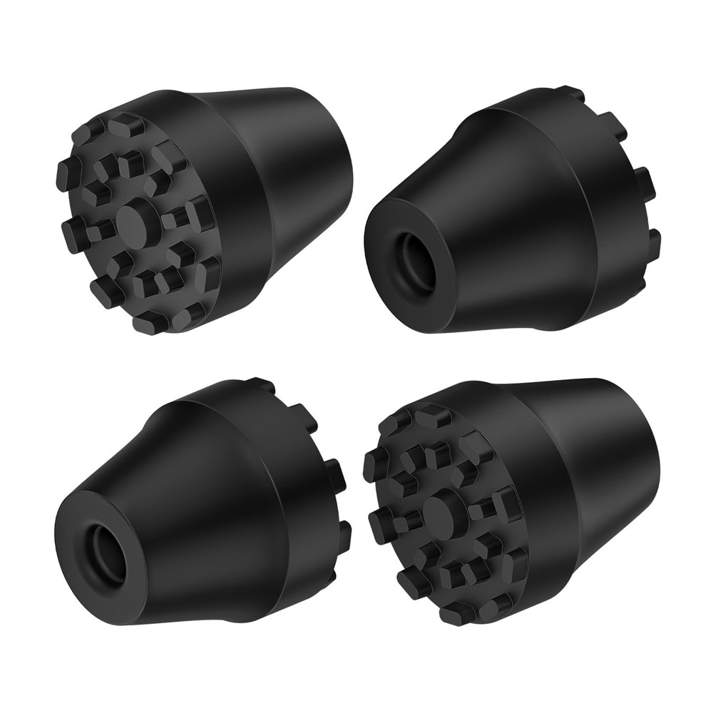 4 Pack Replacement Rubber Tips for Trekking and Walking Poles, Non-Slip Shock Absorbers…