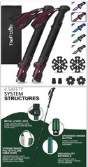 thefitlife stick hiking Men N Women with Extra-Long Foam Handle 135cm