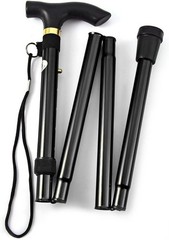 Cane Walking Stick Adjustable Folding walking Aluminum Collapsible Travel Hiking