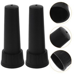 2 Pcs Umbrella Material Repair End Cover Outdoor Top Finial Replacement