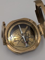 Stanley London Brass Prismatic Compass Clinometer Sine Table Survey
