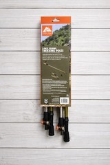 OZARK TRAIL Aluminum Folding Quick Lock 2 PC.Trekking / Hiking Poles W/Cork Grip