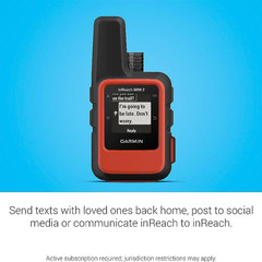 Inreach Mini 2, Lightweight and Compact Satellite Communicator, Hiking Handheld,