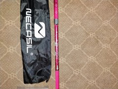 Necasil Foldable Trekking Pole Single 6061Aluminum Hiking Pole Adjustable w/ Bag