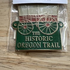 The Historic Oregon Trail Hiking Staff Medallion