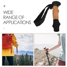 Cane Handle Grip Replacement Walking Canes Grip with Wrist Strap Trekking Poles