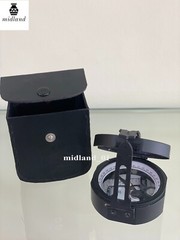 Pocket Transit Compass With Leather Case 100% Working Brass Brunton