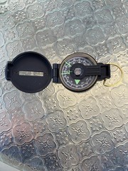 Vintage LENSATIC COMPASS Compass in Original Box Japan Model -300-p
