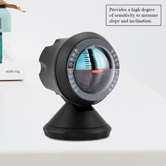 Black Car Clinometer Car Inclinometer Trucks Suitable for Cars JY