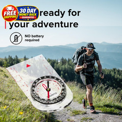 Compact Recreational Hiking Compass Simple to Use Outdoor Navigation Tool