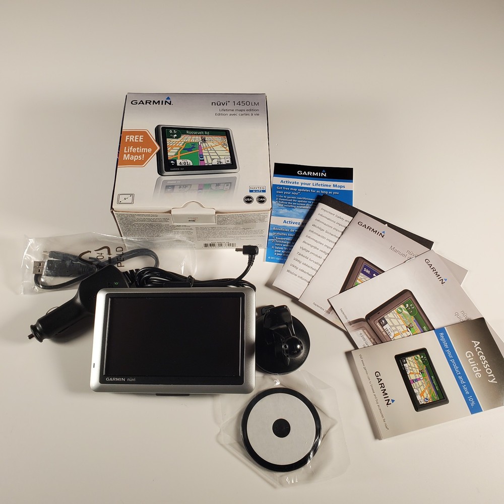 Garmin Nuvi 1450LM Automotive Mountable GPS Navigator Lifetime Maps Edition