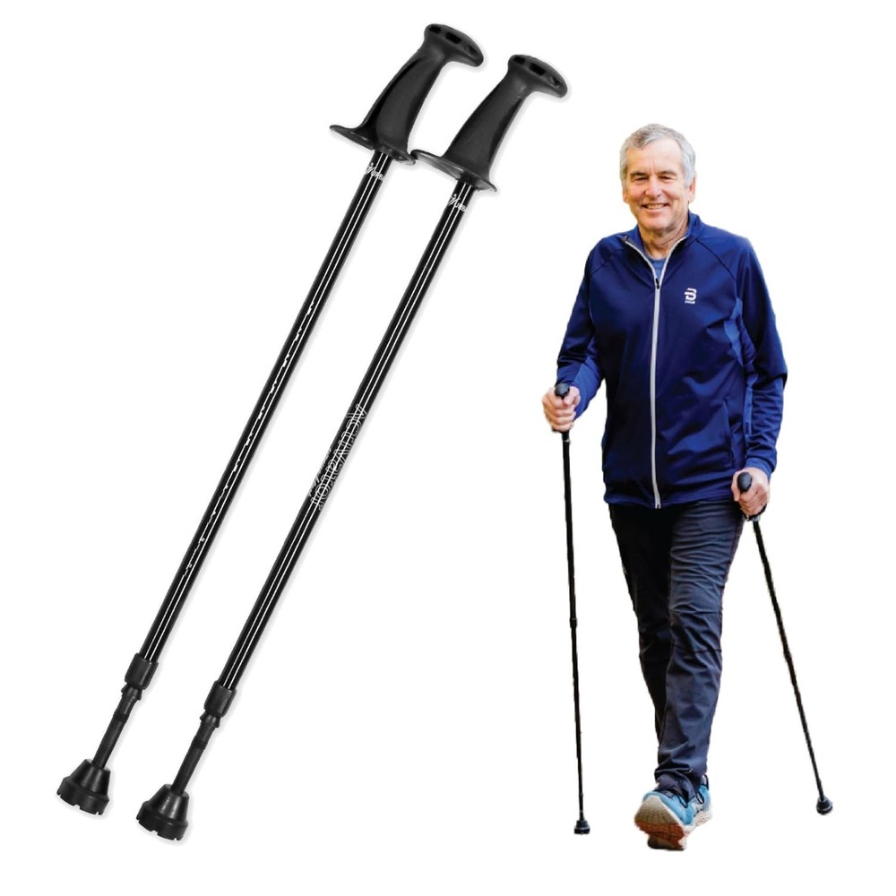 ACTIVATOR Adjustable Walking Poles – Ergonomic CoreGrip for Balance & Stability