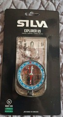 SILVA Explorer Waterproof Compass Luminous Markings Magnifier Hiking Navigation