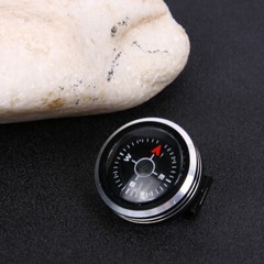 Slide on 25MM Watch Wrist Band Strap Compass Outdoor Waterproof Survival Gadget