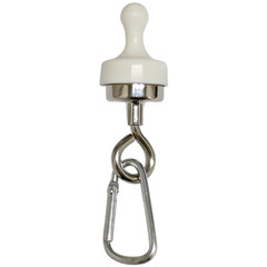 Magnetic Hook Canopy Hanger Powerful Magnet Aluminum D-ring Compact Portable