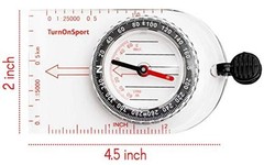 Boy Scout Orienteering Hiking Compass – Kids, Waterproof & Style R
