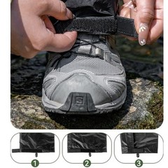 Adjustable Rain Pants for Outdoor Activities PU5000MM Waterproof 210T Polyester
