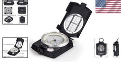 Military Waterproof Compass – High Accuracy with Map Measurer & Luminous Design