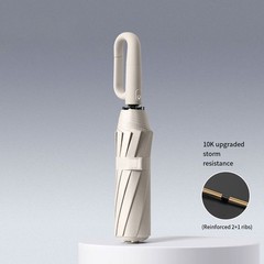 Automatic Open Close Umbrella with 10 Strong Ribs and a Hands Hook Handle