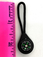 Zipper pull compass survival emergency prepare tactical bug out bag gift idea #4
