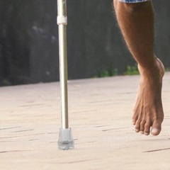 6Pcs Reusable Rubber Cane Tips for Walking Sticks Transparent Non Skid Foot Pads