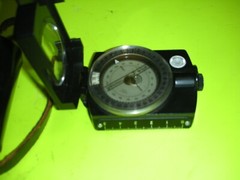 Wilkie Linseatic/Prismatic Compass With Leather Case Steigung Made In Germany
