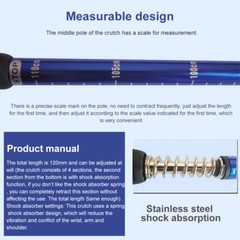 Cane Walking Stick Adjustable Folding walking Aluminum Collapsible Travel Hiking