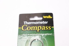 Wilcor Zipper Pull Thermomter Compass Wholesale Lot MSC2620
