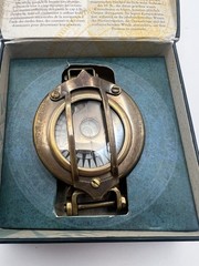 AM Authentic Models WWII Brass Compass, Made in India