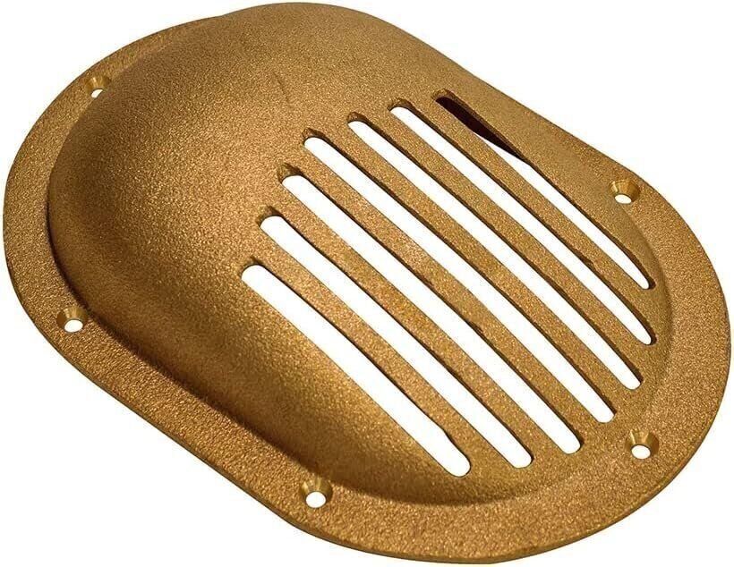 GROCO Bronze Clam Shell Style Hull Strainer f/Up to 1-1/2 Thru Hull