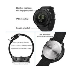 AVTREK Mens Outdoor Sport Tactical Survival Watches Hiking Digital Wrist Watc…
