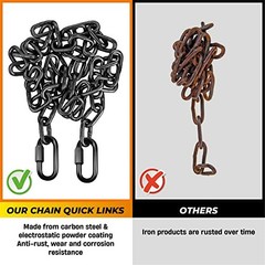 Heavy Duty Chain Quick Links, 1600 LBS Weight Capacity, Durable, Anti 6PCS 3”