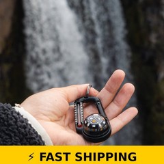 Sun Company TempaComp – Ball Compass & Thermometer Carabiner