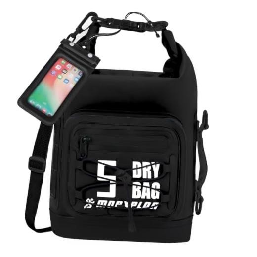 MORXPLOR Dry Bag Waterproof,5L/10L/20L/30L/40L/55L Roll Top Dry 5Liter Black