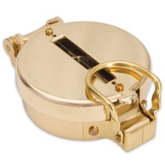 Trailblazer Heritage Lensatic Brass Compass Military Outdoor Camping Hiking