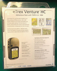 GARMIN eTREX VENTURE HC GPS RECEIVER W/WATERPROOF CASE,TOPO U.S.100K NEW SEALED