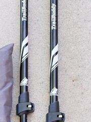 Set of Trail Buddy Trekking Poles 105-135CM Black – 12K