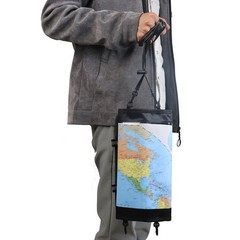 Outdoor Map Bag Foldable Self-sealing Bag for Home Office Map Pocket
